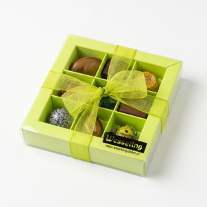 Luxe bonbons geschenkdoos klein (groen)