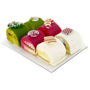 Kerst mini petit fours 6 stuks