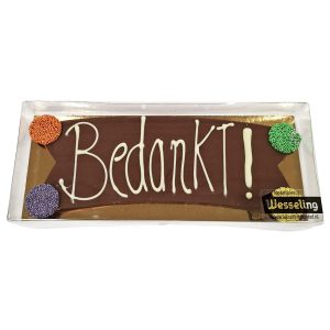 Chocoladevaan Bedankt