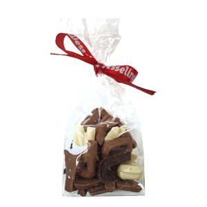 Zakje chocolade mini letters