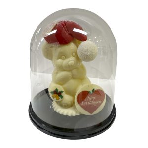 Luxe chocolade beer met kerstmuts