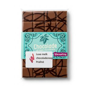 Luxe melkchocolade reep Praliné
