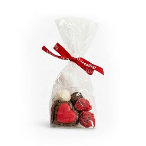 Zakje chocolade liefde