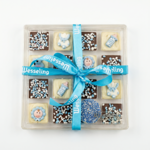 Chocolade box geboorte jongen