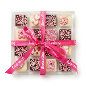 Chocolade box geboorte meisje