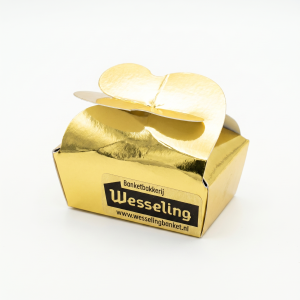 Doosje bonbons 2 stuks (goud)